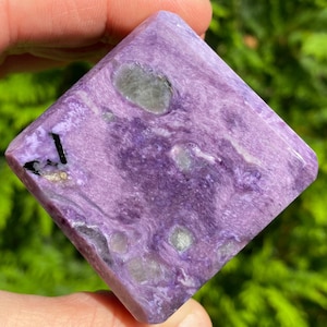 50mm Charming Charoite Cube