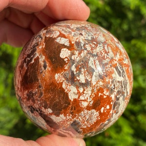 Memorable Money Agate Sphere, 382 Grams