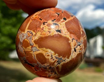 54mm Marvelous Maligano Jasper Sphere