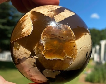 76mm Indonesian Amber Sphere, 258 Grams