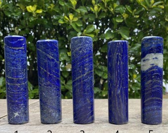 Lush Lapis Lazuli Harmonizers, Hand-Carved (You Choose)