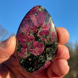Enchanting AAA Eudialyte Palm Stones (You Choose)