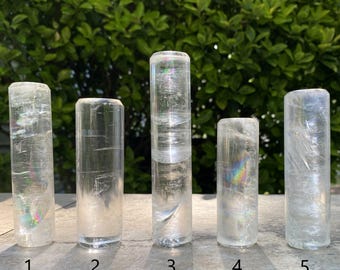 Optical Calcite Harmonizers, Hand-Carved (You Choose)