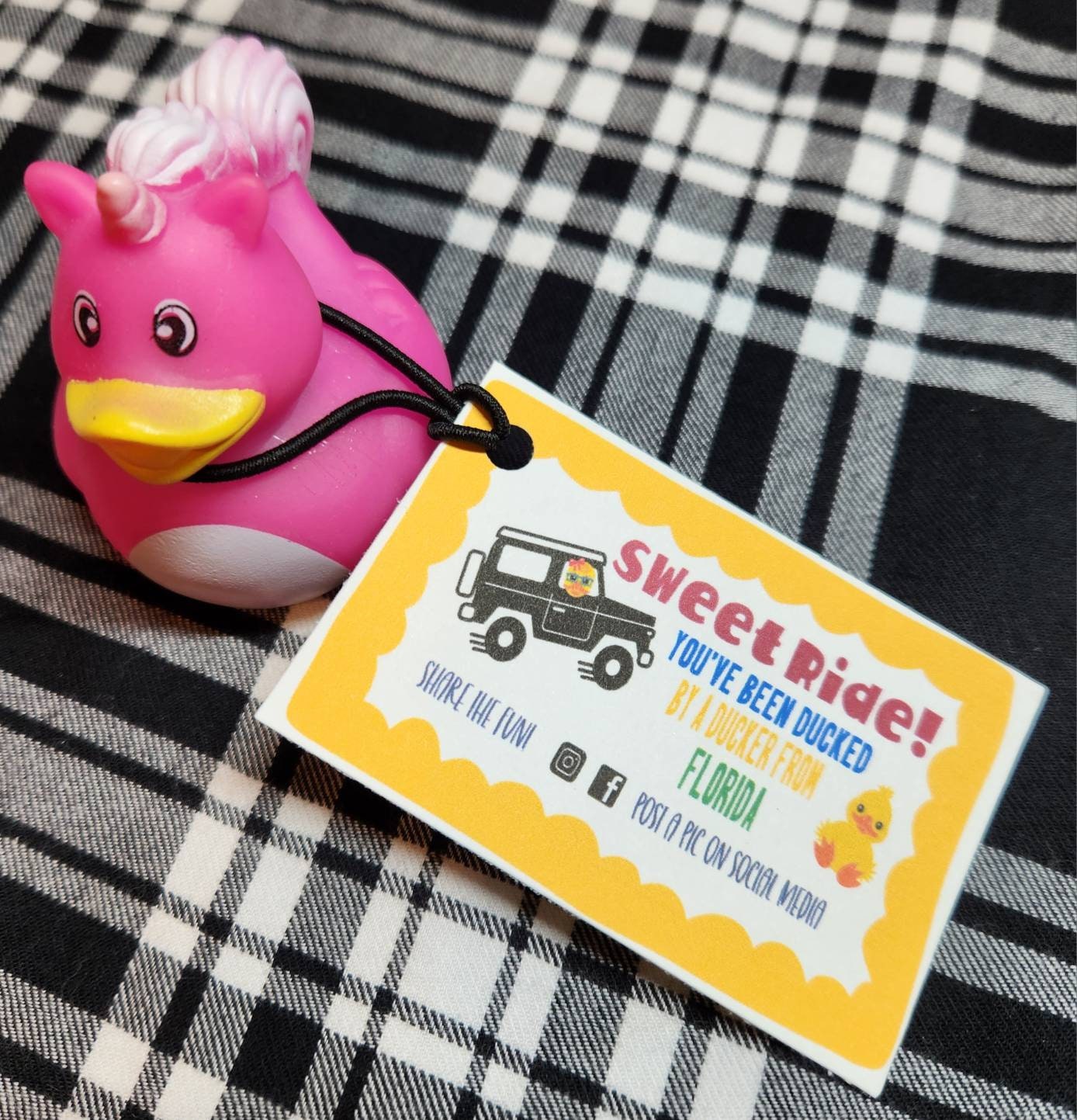 Nice Ducking Ride/you've Been Ducked Tags/duck Duck Etsy