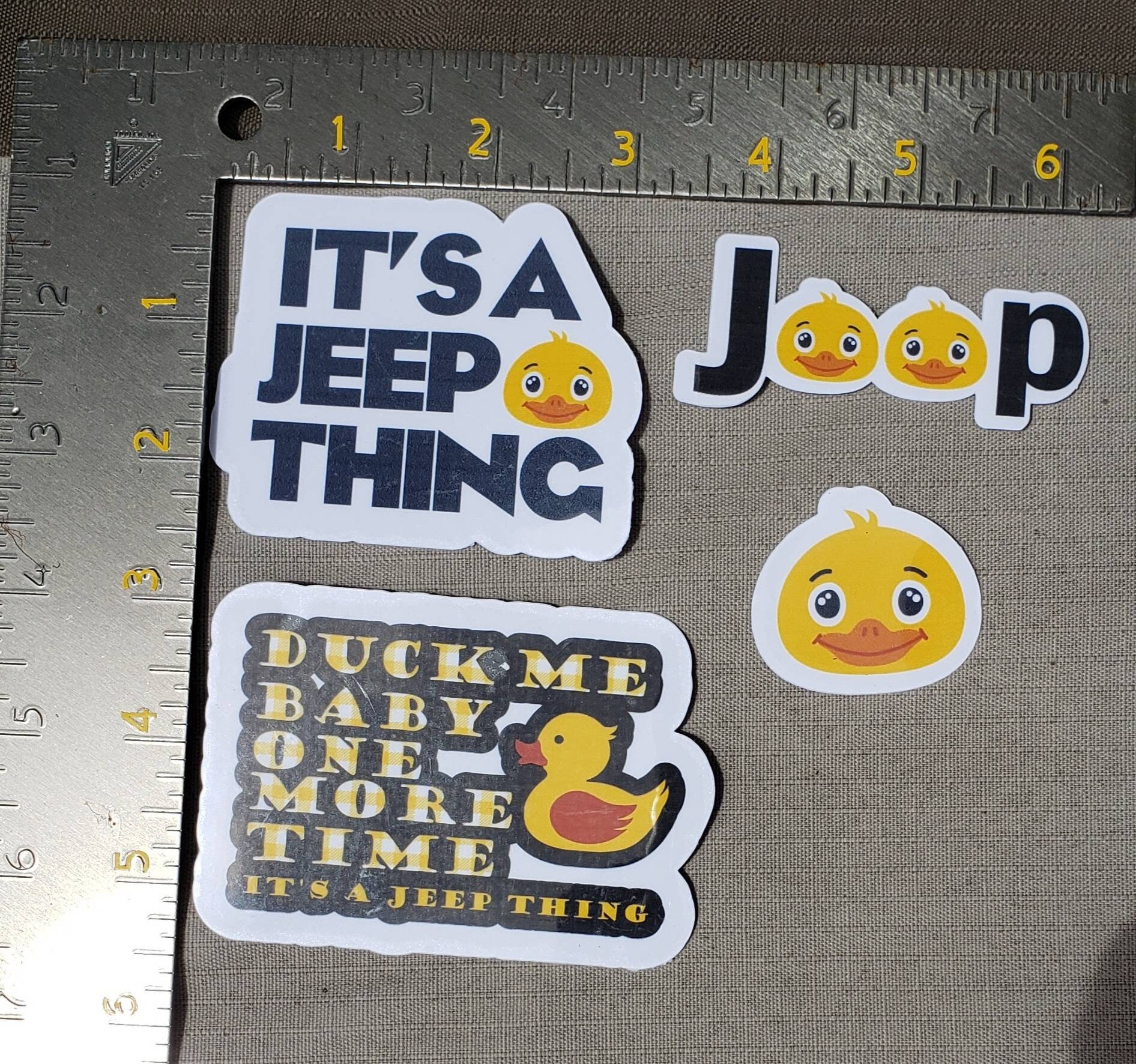 Duck Duck Jeep Stickers/Ducking Jeep Stickers/It's A Jeep Etsy