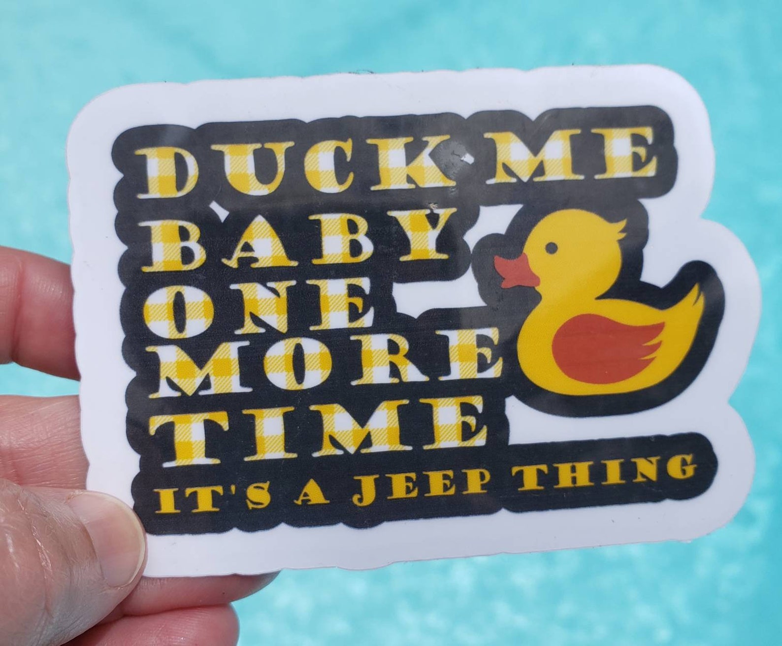 Duck Duck Jeep Stickers/Ducking Jeep Stickers/It's A Jeep Etsy