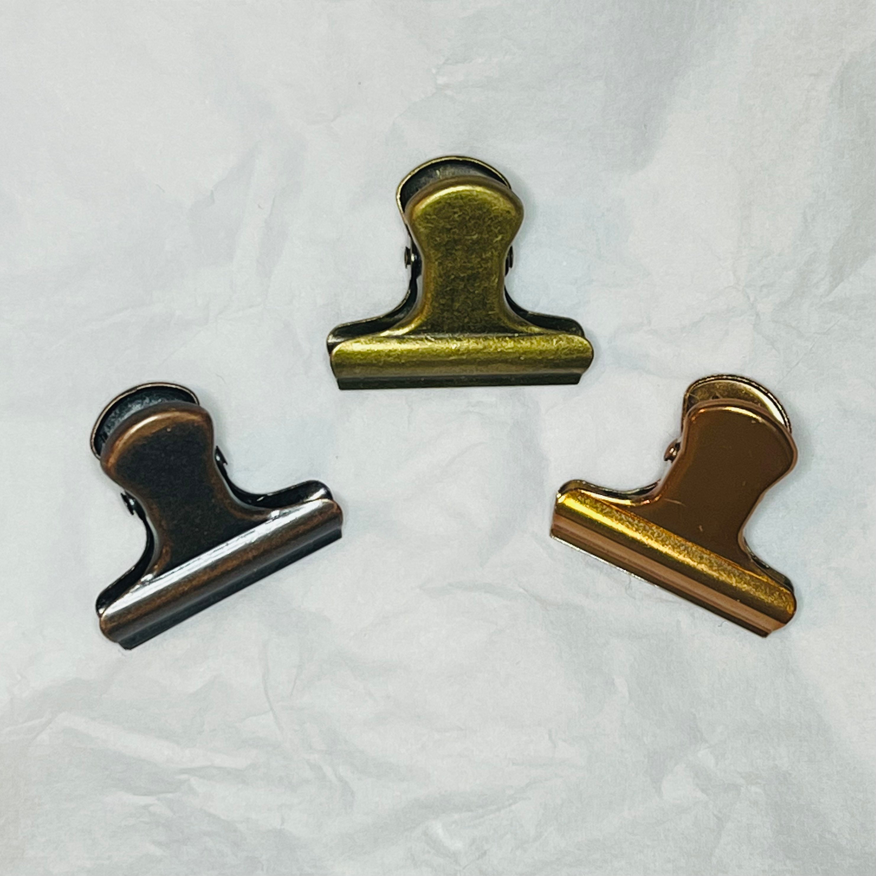 brass bulldog clips