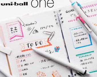 Uni-ball One Gel Pens Set of 8, 0.38mm Color Gel Pens