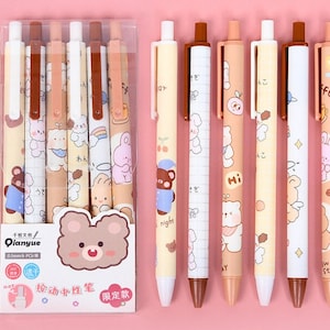 MOKA 1/6 Pieces Tiger Year Cute Gel Pen/ Cartoon Tiger Print