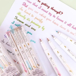JiWuShe Set de 4 Art Brush Painter / Pastel Ensemble de stylos calligraphiques