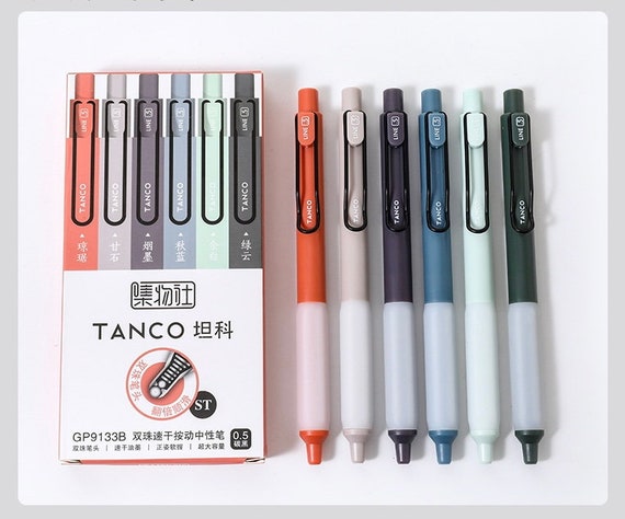 0.5mm Press Gel Pen Writing Pens Signature Black Ink Office School  Stationery ⭐