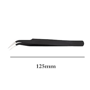 2Pcs Straight Curved Tweezers Stainless Steel Tweezers DIY Scrapbooking  Paper Tape Stickers Multi-Function Tool Tweezer