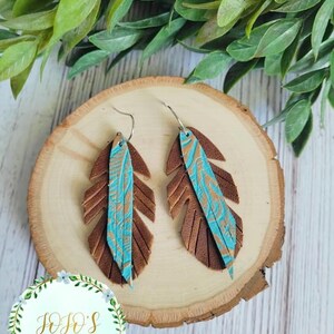 2.25” The Native Fringe Feather Earring Die, #128 Die cutting, Earring Cutting Die, Earring Die, Feather Earring Die, feather die, feather