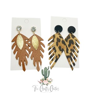 2.5” Funky Cutout Feather Earring Cutting Die, #144 earring die, fringe die, fringe earring die, dies, steel ruled die, feather die
