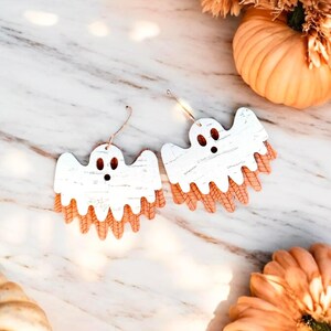 Troquel de pendiente de fantasma de 1,75”, troquel de pendiente de Halloween n.° 184, troqueles de Halloween, troqueles de pendiente, troqueles de fantasma, Halloween, troqueles de acero con reglas, fabricación de pendientes