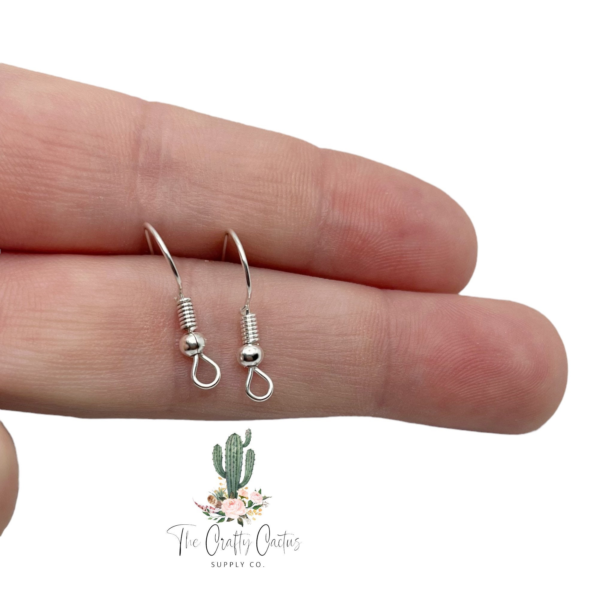 30pc Twisted Fish Hook Earring Findings for Earring Making