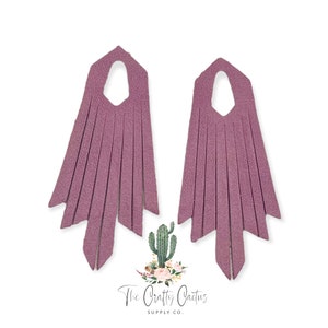 3” Katie Boho Fringe Earring Cutting Die,#123 earring die, fringe die, fringe earring die, dies, steel ruled die, fringe die