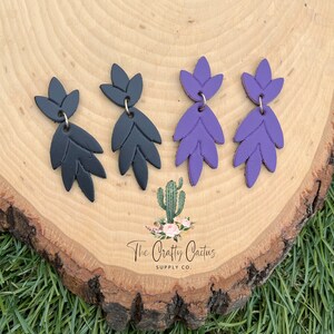 Troquel de hoja en relieve de 2", troquel n.° 177, troquel de corte para aretes, troquel para aretes, troquel para aretes con regla de acero, troquel para aretes en relieve, troquel para flores