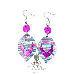 2” Tessa Earring Die, #140 Die cutting, Earring Cutting Die, Earring Die, Steel Rule Earring Die, drop die, teardrop die, geometric die