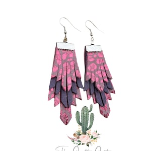 2,5" mini boho franje snijmal © , #93 oorbel stans, franje stans, franje stans, stansvormen, stalen gelijnde stans, mini boho franje