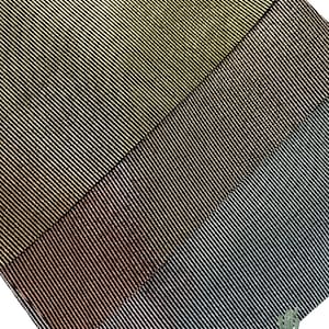 8”x10” Metallic Tiny Stripes on Black Cowhide Suede Leather Sheets, genuine leather, cowhide leather, metallic leather, suede leather
