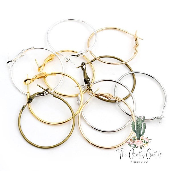 Earring Hoops for Jewelry Making Etsy