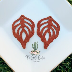 2” Leaf Cutout Earring Die, #182 Die cutting, Earring Cutting Die, Earring Die, Steel Rule Earring Die, leaf earring die, Feather die