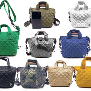 Women Large Quilted Puffer Tote Bag Soft Padded Down Winter Handbag Space Totes Puffer Shoulder Bag Pillow Shopper Bag