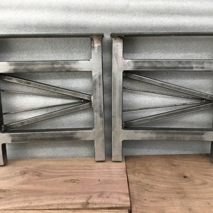 Set of mid century modern coffee table or bench legs