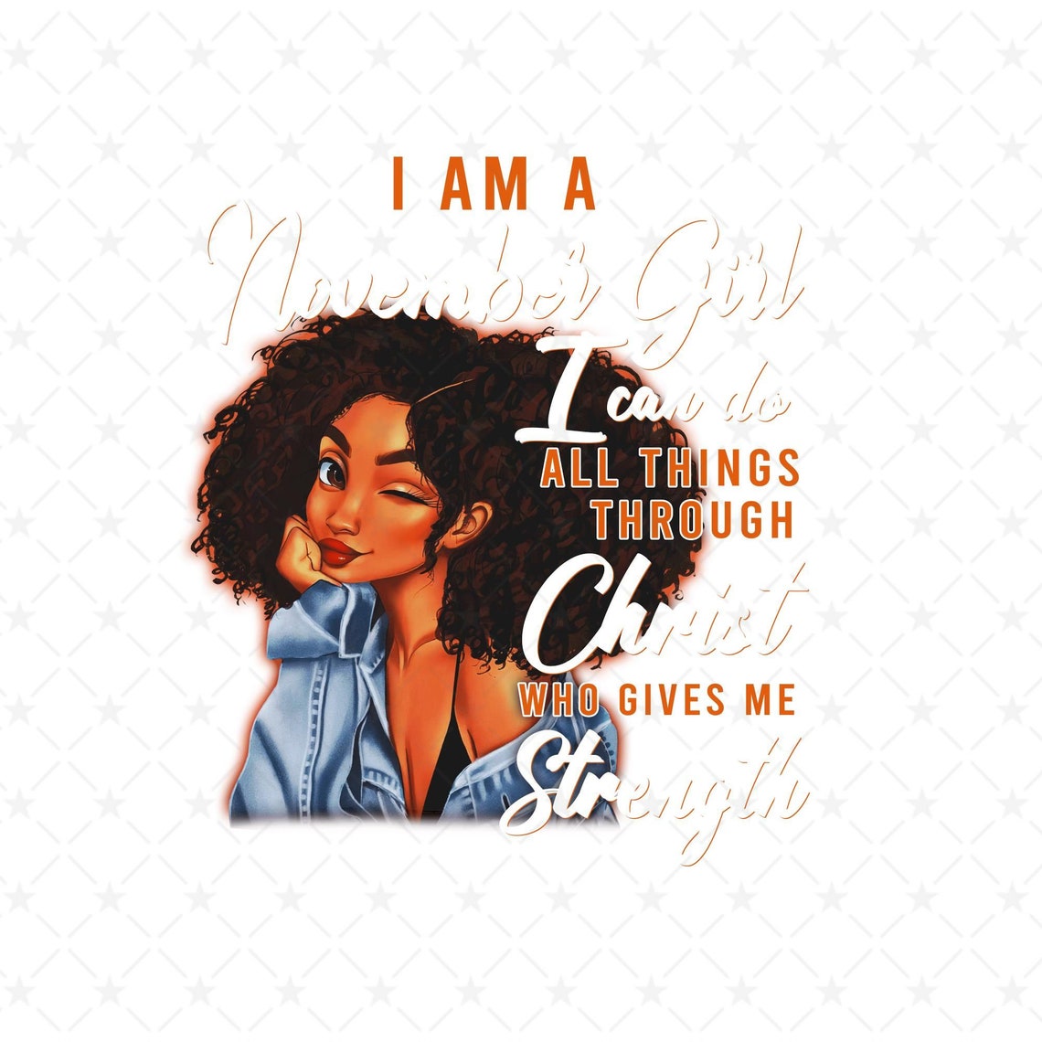 I Am A November Girl png Black Girl Magic Black Women | Etsy