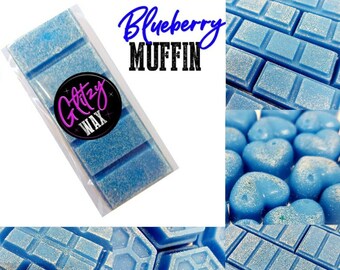BLUEBERRY MUFFIN Scented Wax Melts - Luxury Soy Wax Melt Highly Scented - Bakery Inspired Scents, Inspired and Vegan