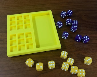 Knucklebones -- 3D printed Dice Rolling Game (Comes with Randomly Selected Dice)