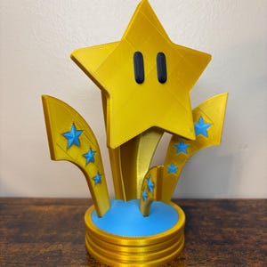 3D Printed Star Cup Trophy as seen in Mario Kart 8