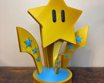 3D Printed Star Cup Trophy as seen in Mario Kart 8