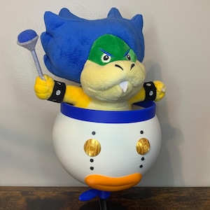 3D Printed Junior Clown Car with stand (from New Super Mario Bros Wii.)