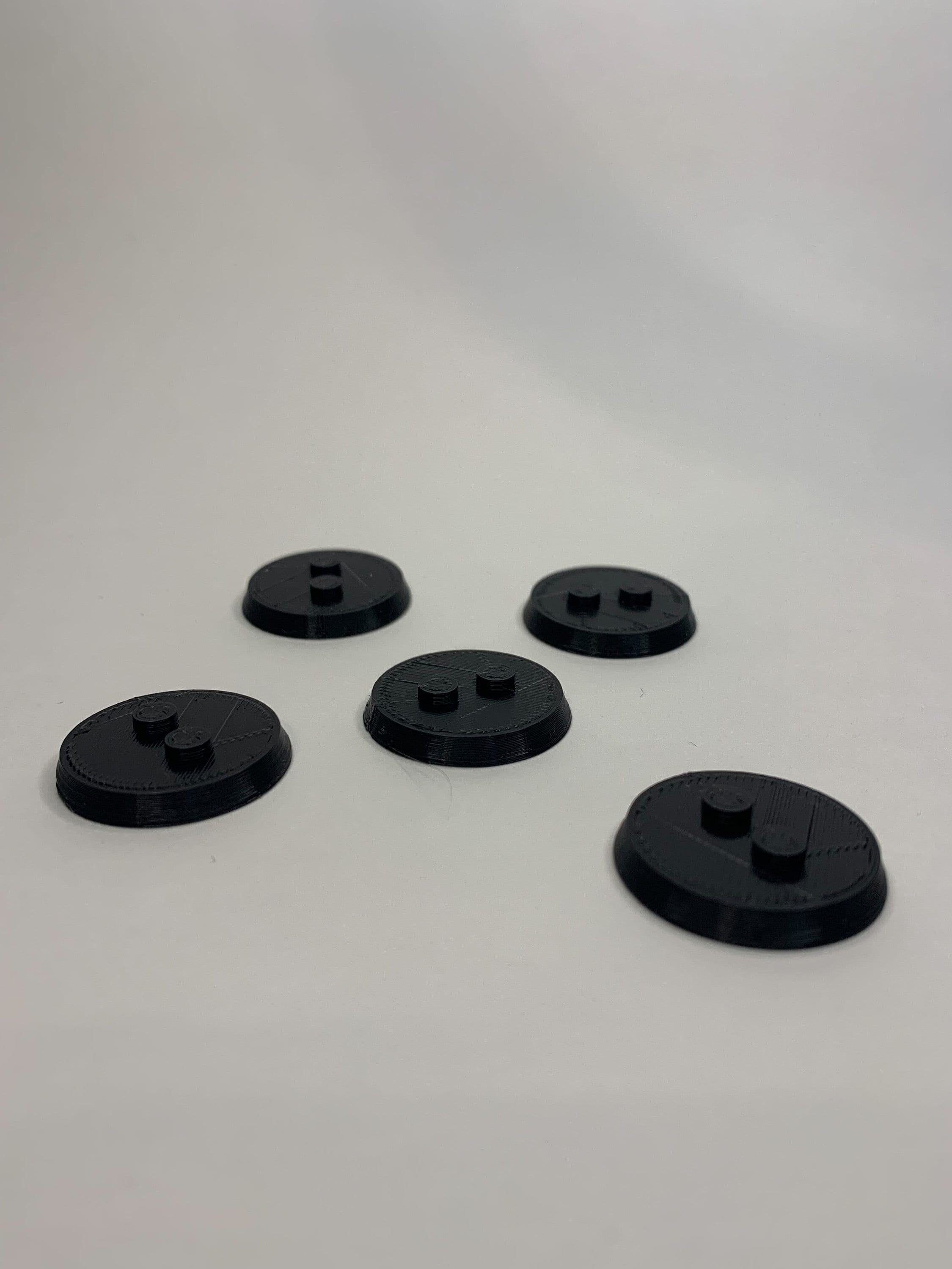 3D Printed 1 Inch Minifigure Compatible Circular Bases - Etsy