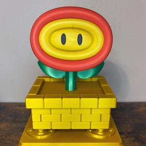 3D Printed Flower Cup Trophy as seen in Mario Kart 8