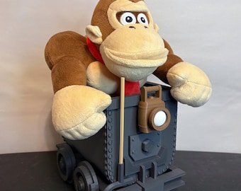 3D Printed Mine Cart (From Donkey Kong Country)
