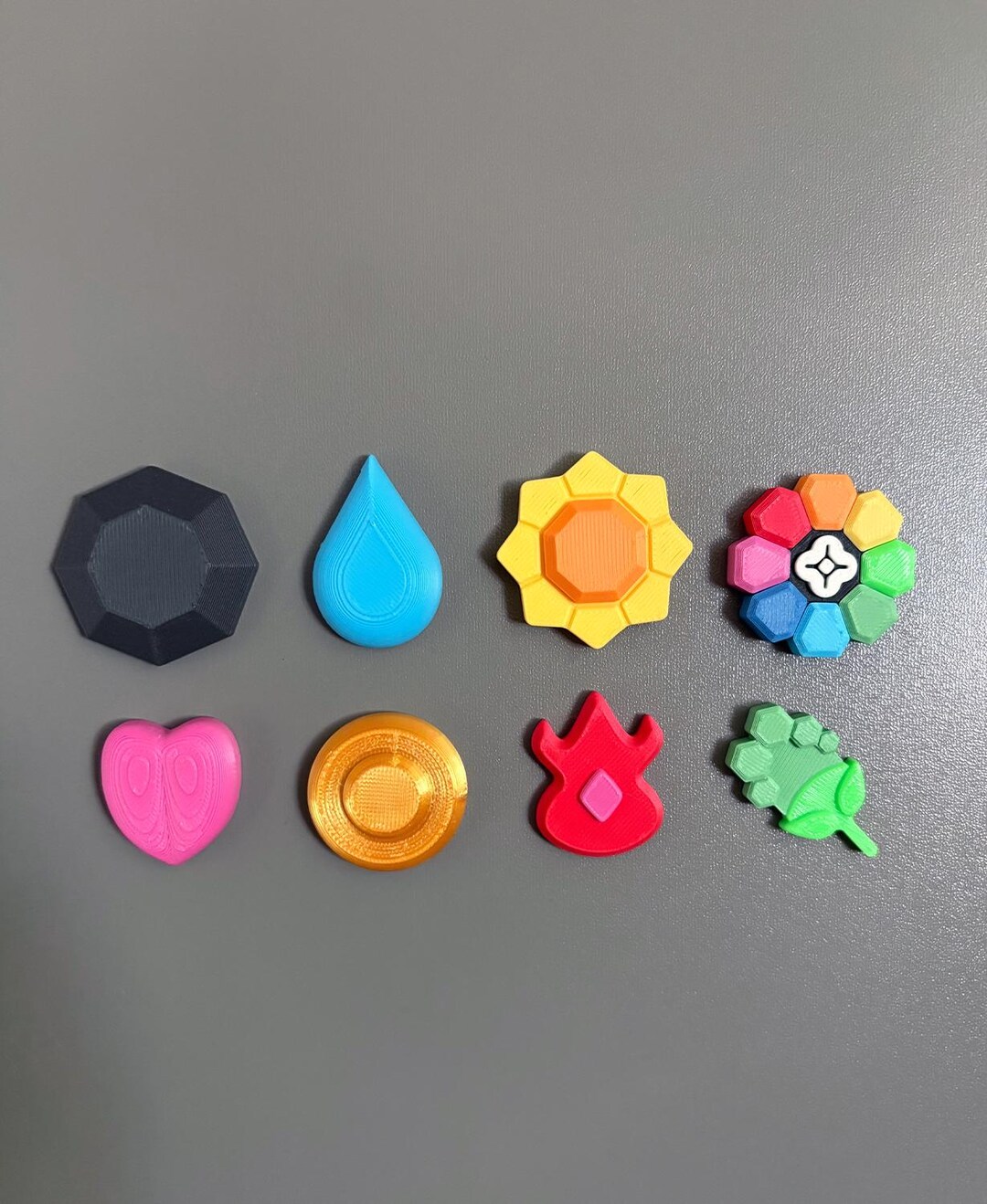 3D Printed Kanto Badge Refrigerator Magnets (set of 8) - Etsy