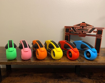 Tron Light Cycle 3D Printed Model / Multiple Colors / Original 1982 Movie