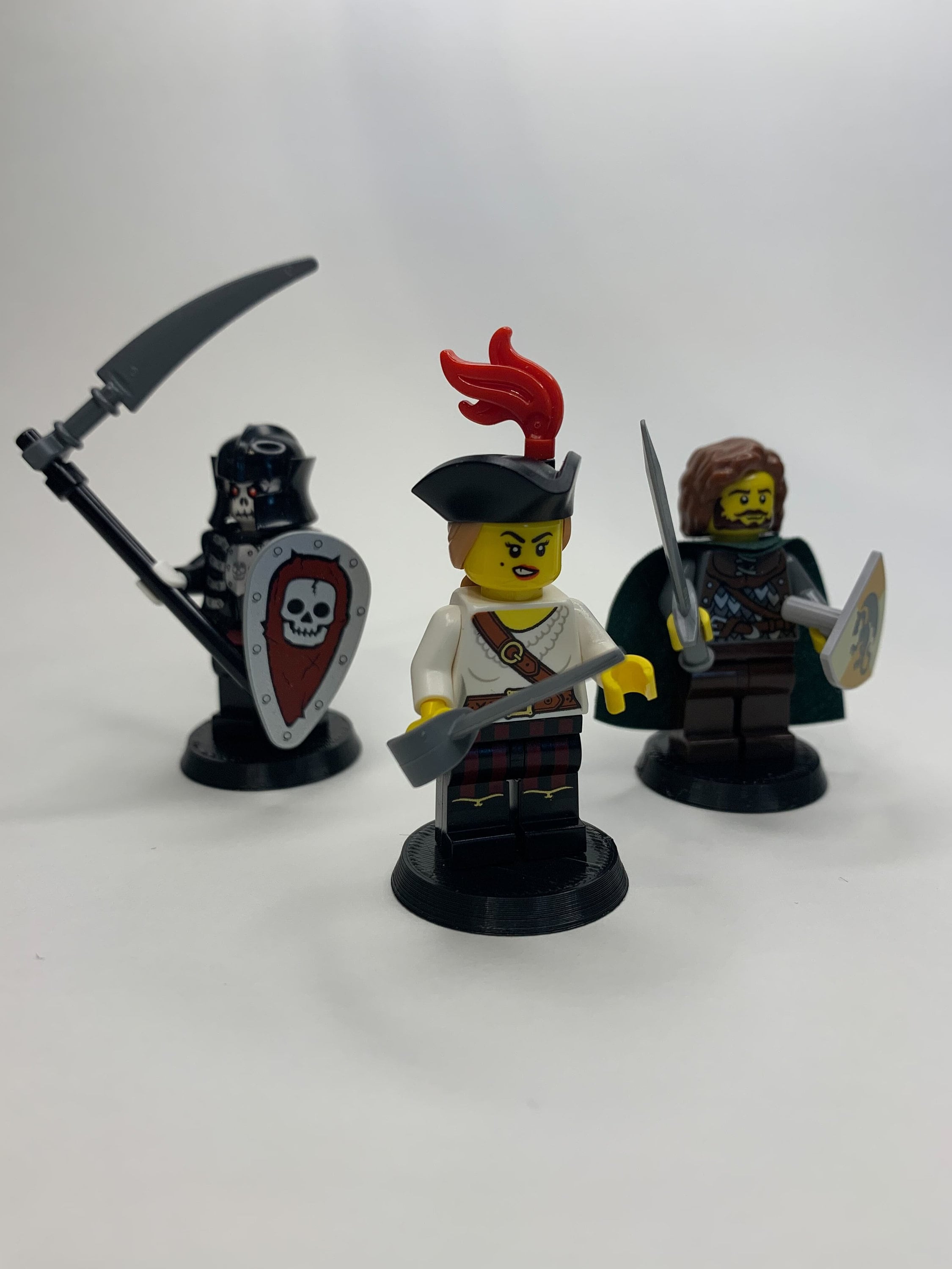 3D Printed 1 Inch Minifigure Compatible Circular Bases - Etsy