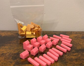 Settlers of Catan Pieces (3D printed replacement pieces or personalized set)