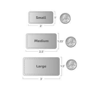 Custom Faux Leather Name Patch for Dog Cat Harness, Collar, Backpack image 11