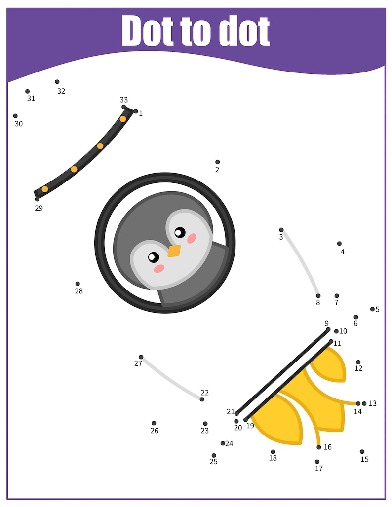 Dot to Dot Printable Pages for Kids Boys and Girls, 100 Pages, Connect ...