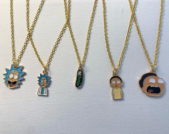 Rick Morty Necklace - Etsy