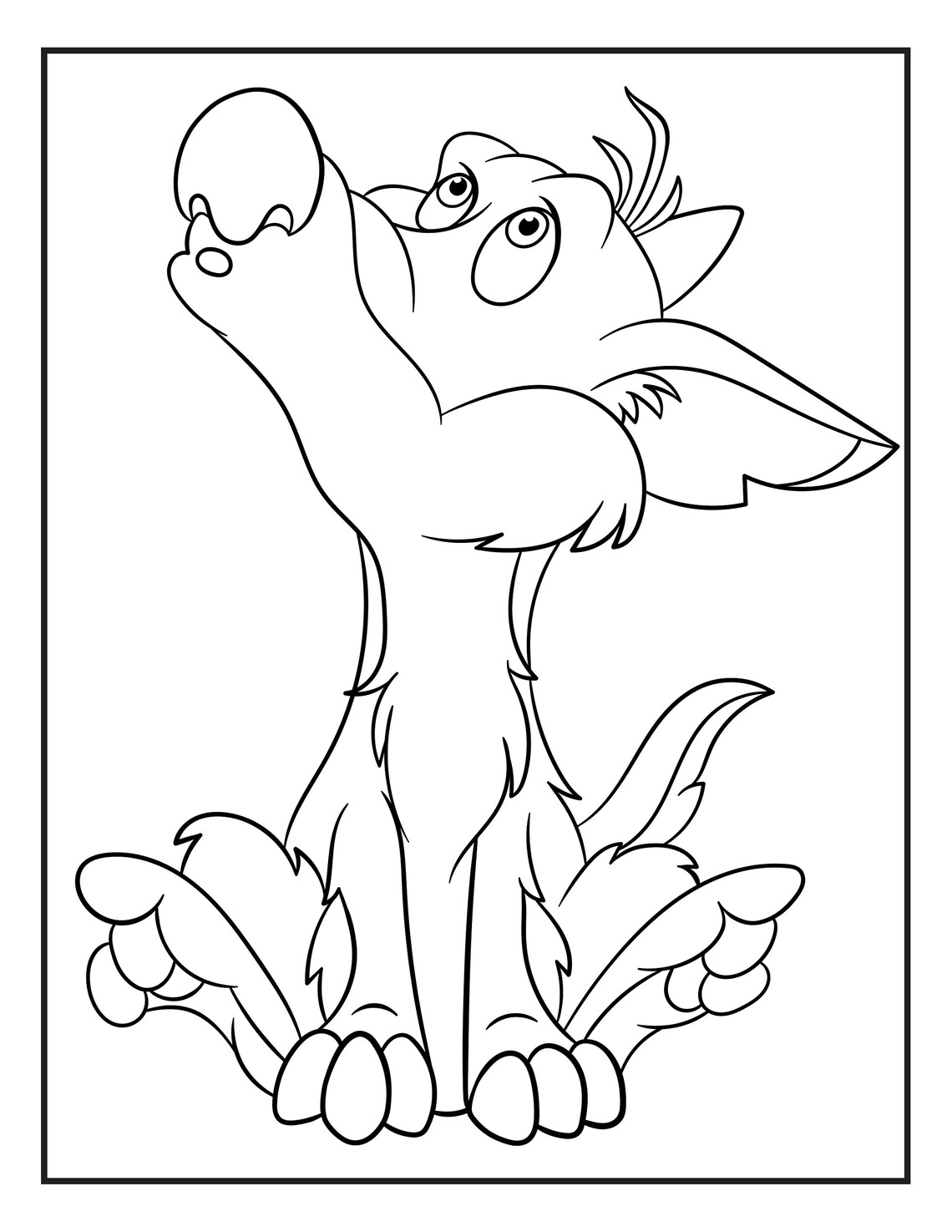 Easy Coloring Pages - Etsy