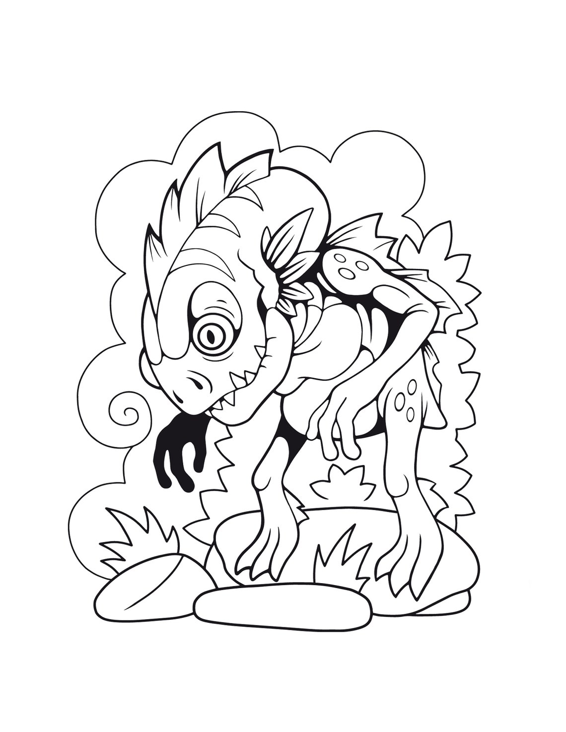 Easy Coloring Pages - Etsy