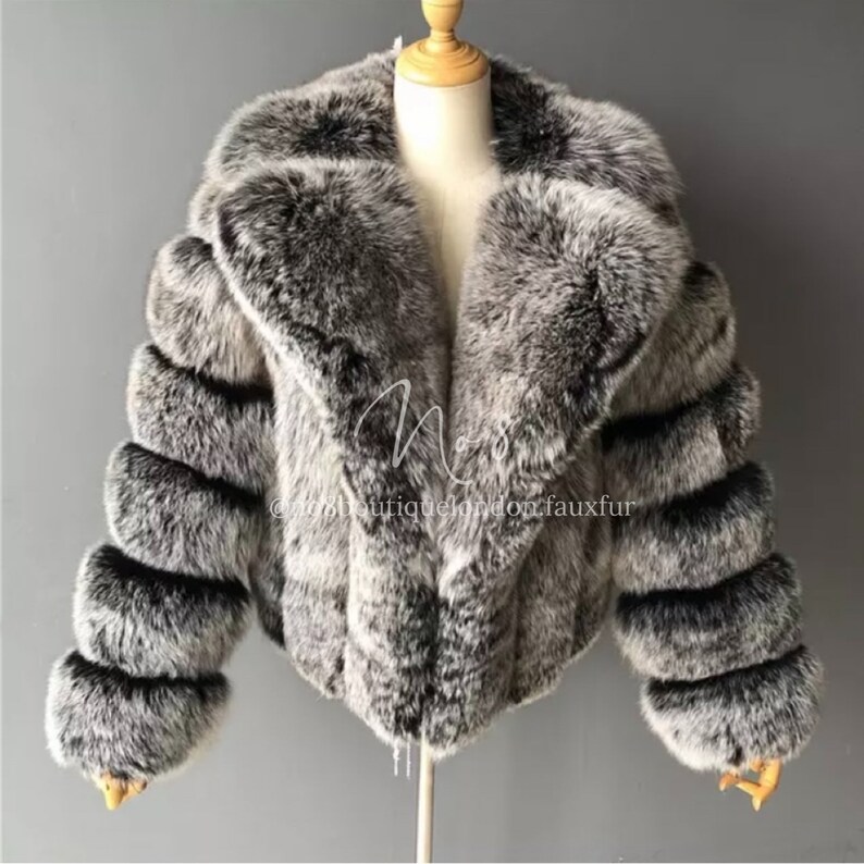 London Faux Fur Jacket image 5