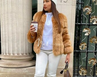 Short Fur Jacket - Etsy UK
