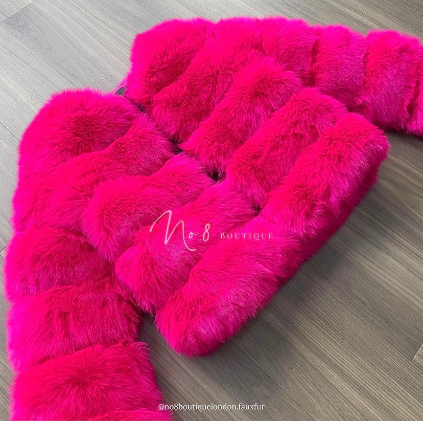 Women's Pink Lucky Brand Dusty Rose Faux Fur Hooded Zip Jacket sz XL